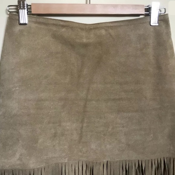 ThePerfext Mimi Fringe Suede Skirt - Picture 8 of 11